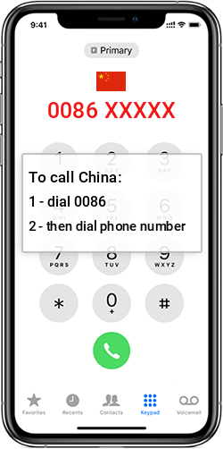 کد تلفن چین (پیش شماره چین)