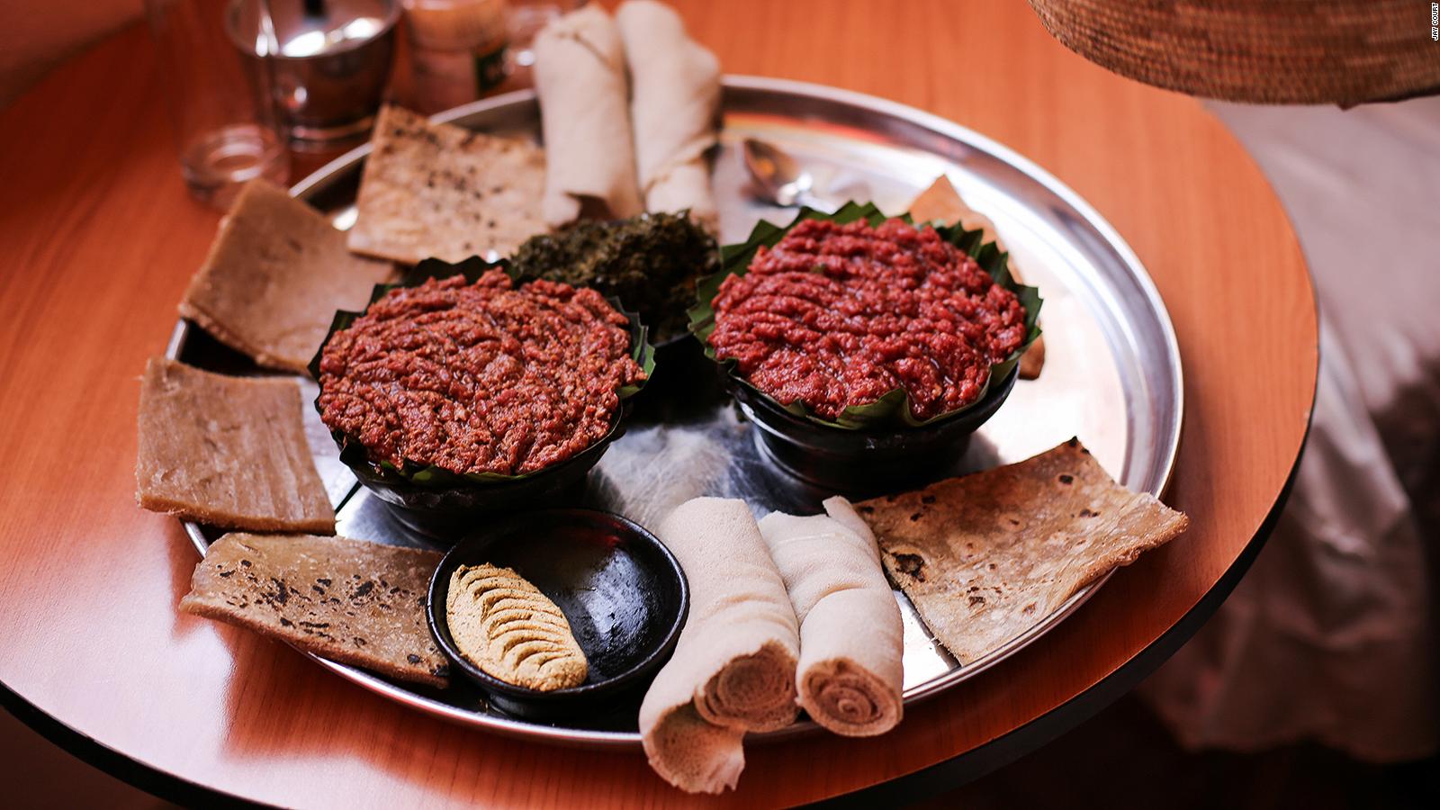 الحبشه اتیوپیایی از غذاهای دبی